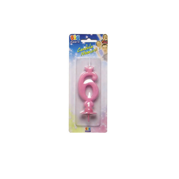 Candelina Classica Rosa 8,5 cm