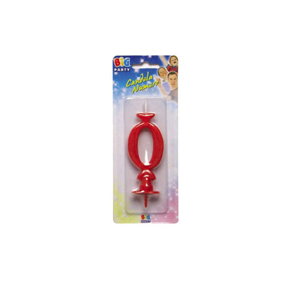 Candelina Classica Rossa 8,5 cm