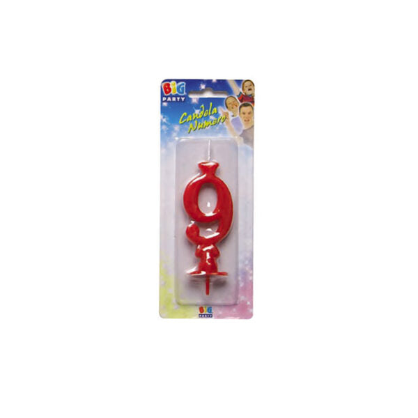 Candelina Classica Rossa 8,5 cm